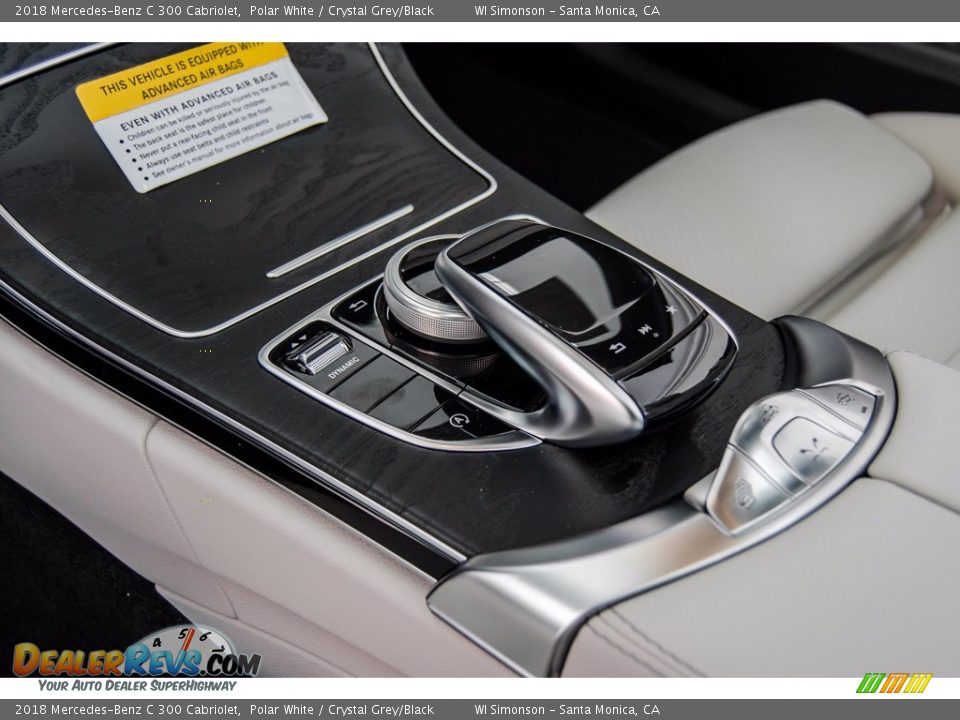 2018 Mercedes-Benz C 300 Cabriolet Polar White / Crystal Grey/Black Photo #7