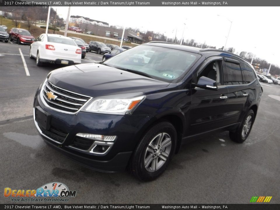 2017 Chevrolet Traverse LT AWD Blue Velvet Metallic / Dark Titanium/Light Titanium Photo #6