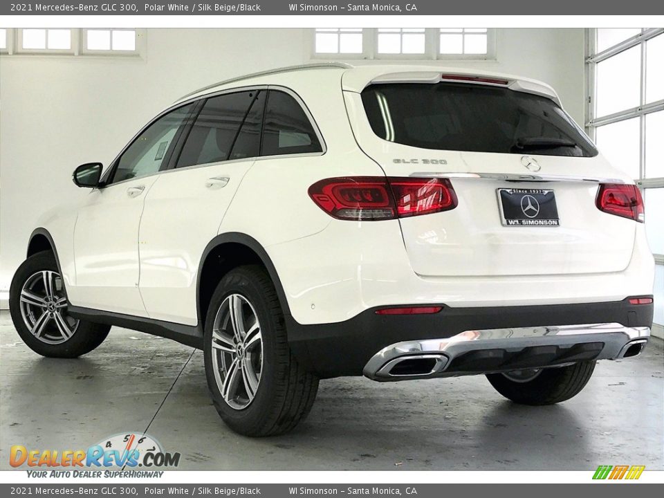 2021 Mercedes-Benz GLC 300 Polar White / Silk Beige/Black Photo #2