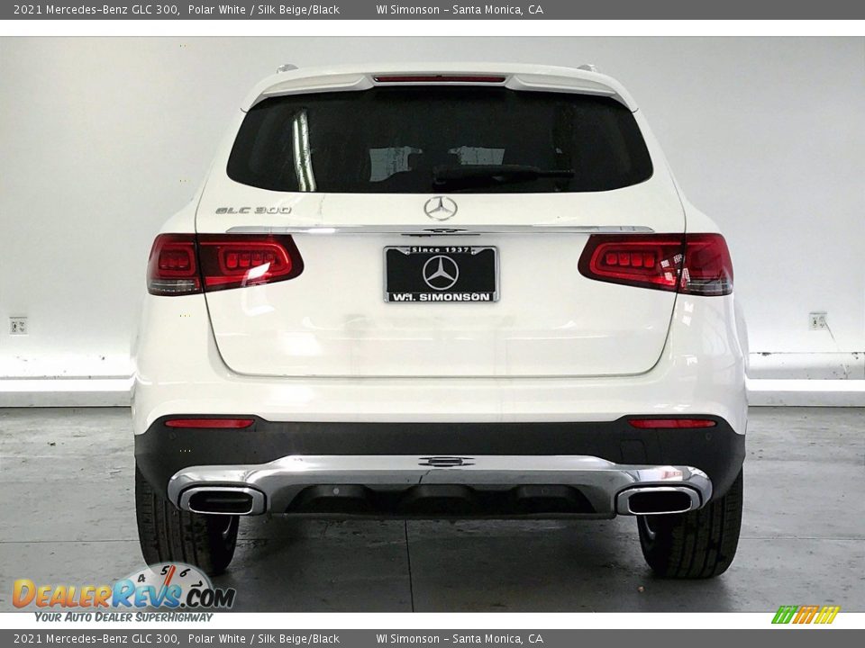 2021 Mercedes-Benz GLC 300 Polar White / Silk Beige/Black Photo #3