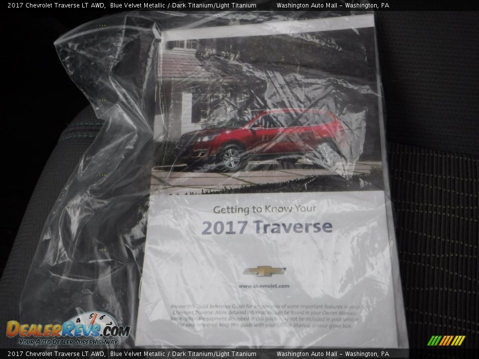 2017 Chevrolet Traverse LT AWD Blue Velvet Metallic / Dark Titanium/Light Titanium Photo #27