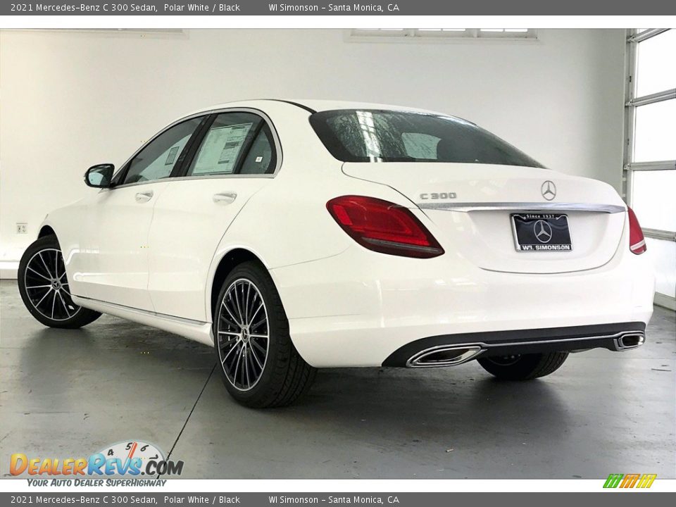 2021 Mercedes-Benz C 300 Sedan Polar White / Black Photo #2