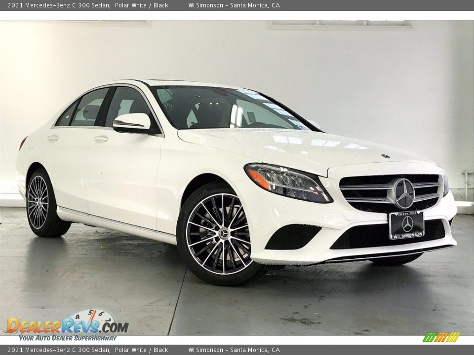 2021 Mercedes-Benz C 300 Sedan Polar White / Black Photo #12