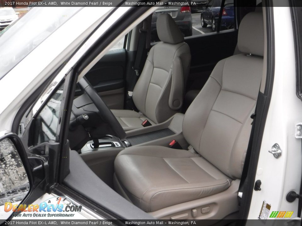 Front Seat of 2017 Honda Pilot EX-L AWD Photo #14