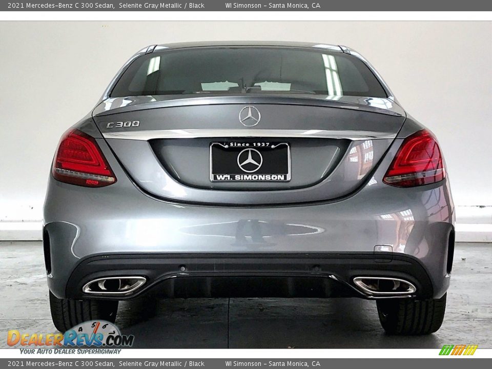 2021 Mercedes-Benz C 300 Sedan Selenite Gray Metallic / Black Photo #3