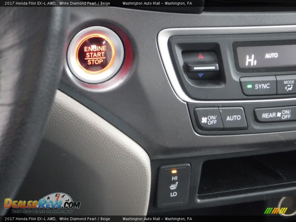Controls of 2017 Honda Pilot EX-L AWD Photo #19