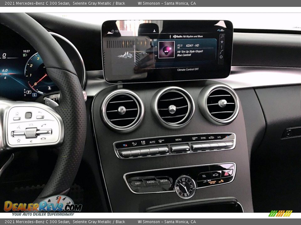 2021 Mercedes-Benz C 300 Sedan Selenite Gray Metallic / Black Photo #6