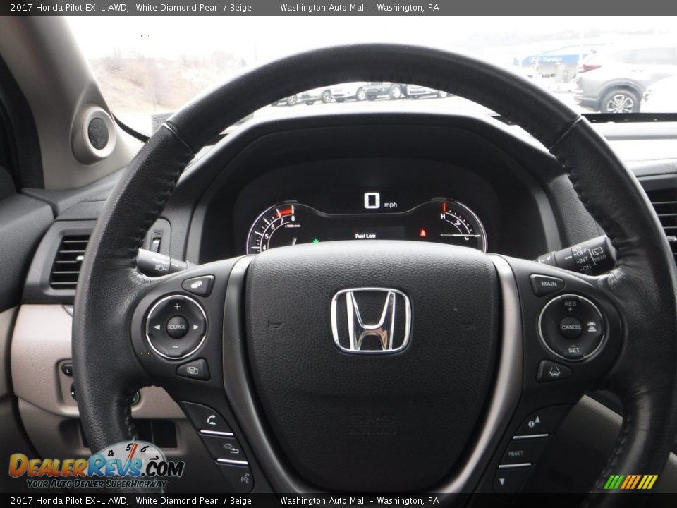 2017 Honda Pilot EX-L AWD Steering Wheel Photo #21