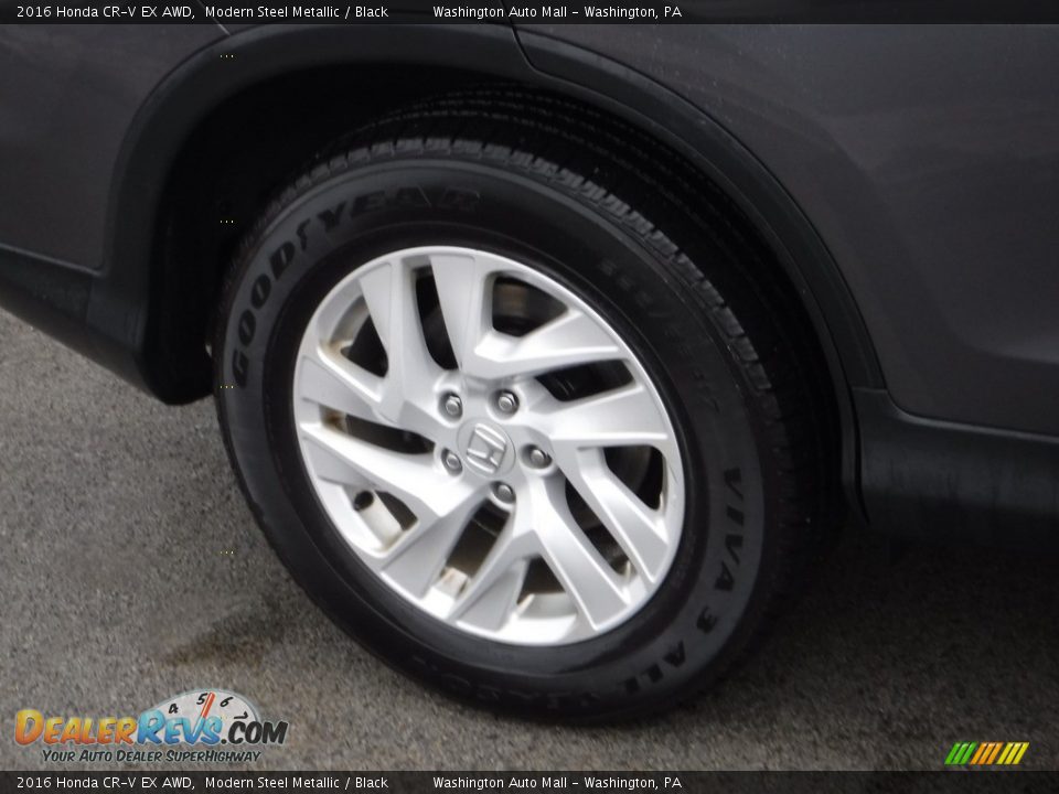 2016 Honda CR-V EX AWD Modern Steel Metallic / Black Photo #3