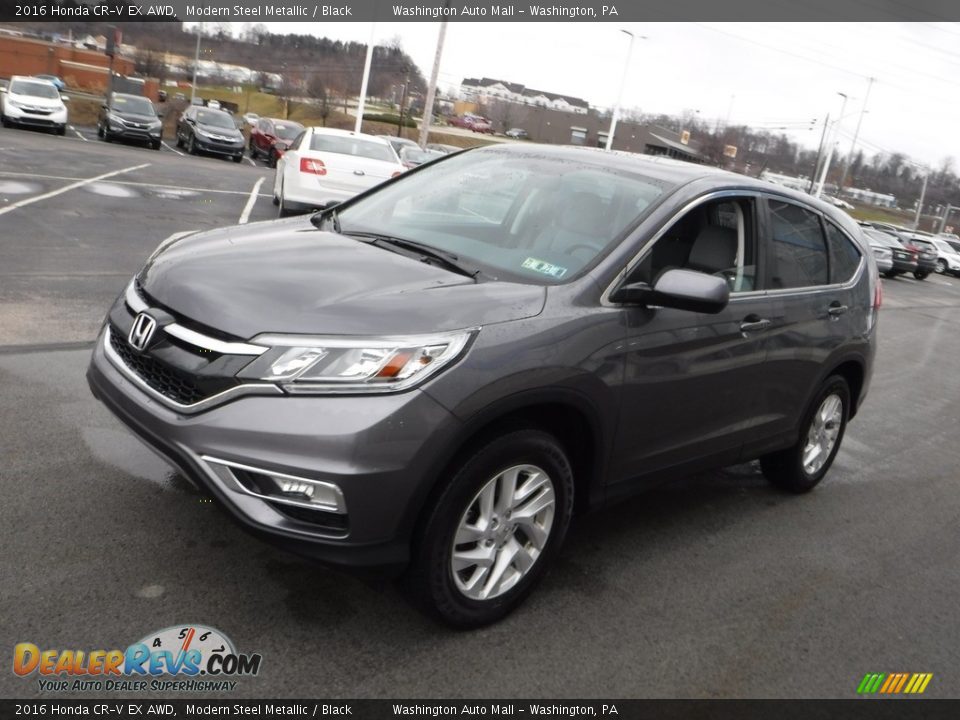 2016 Honda CR-V EX AWD Modern Steel Metallic / Black Photo #6