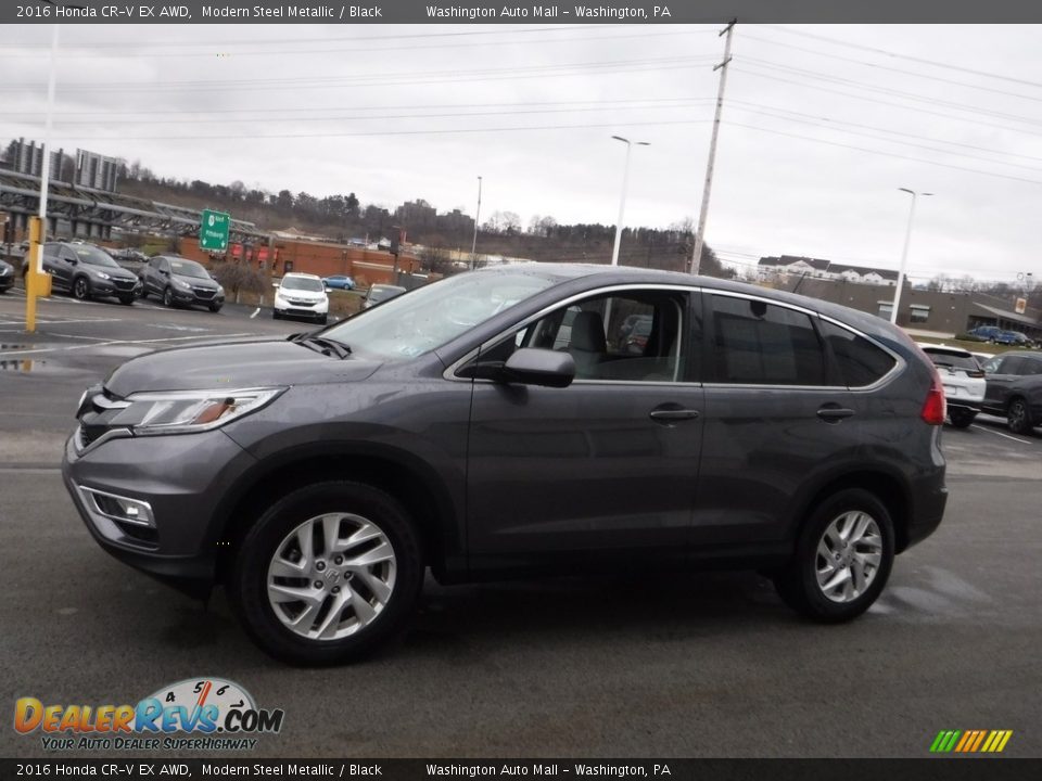 2016 Honda CR-V EX AWD Modern Steel Metallic / Black Photo #7