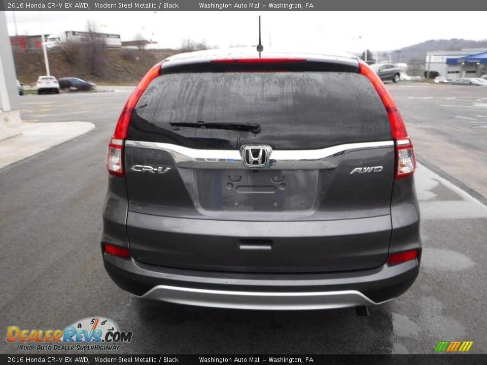 2016 Honda CR-V EX AWD Modern Steel Metallic / Black Photo #9