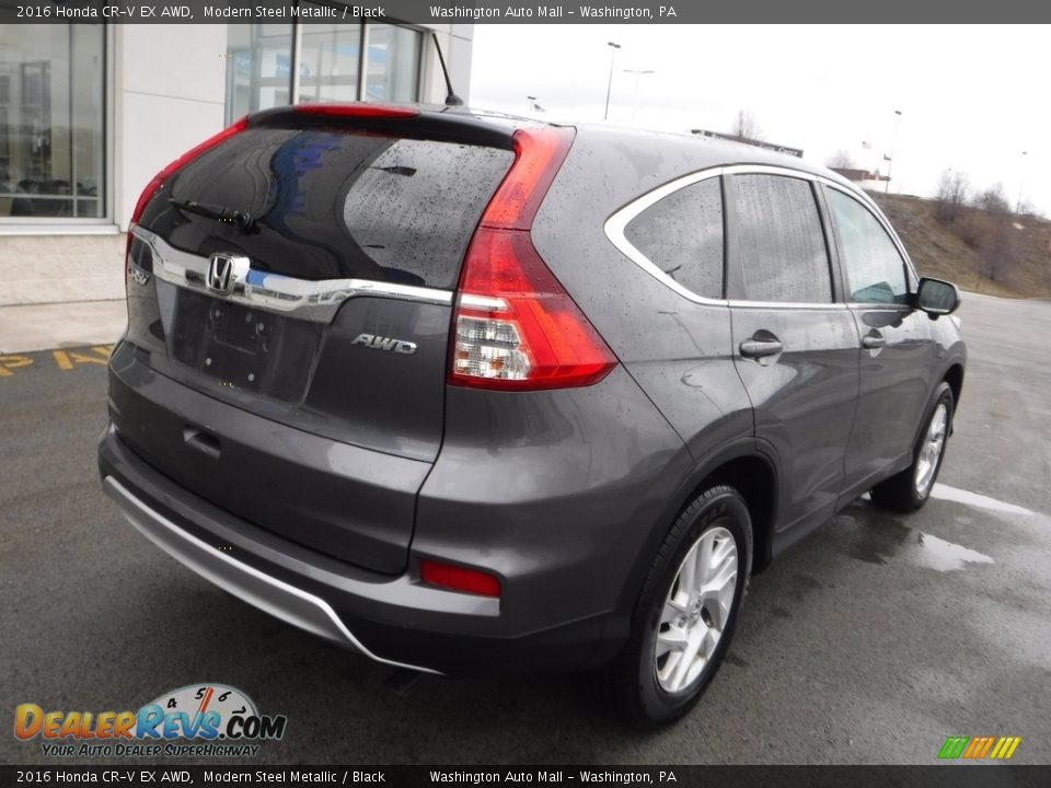 2016 Honda CR-V EX AWD Modern Steel Metallic / Black Photo #10