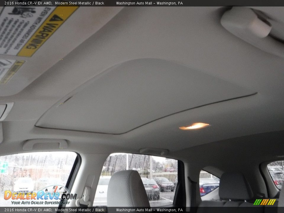 2016 Honda CR-V EX AWD Modern Steel Metallic / Black Photo #12