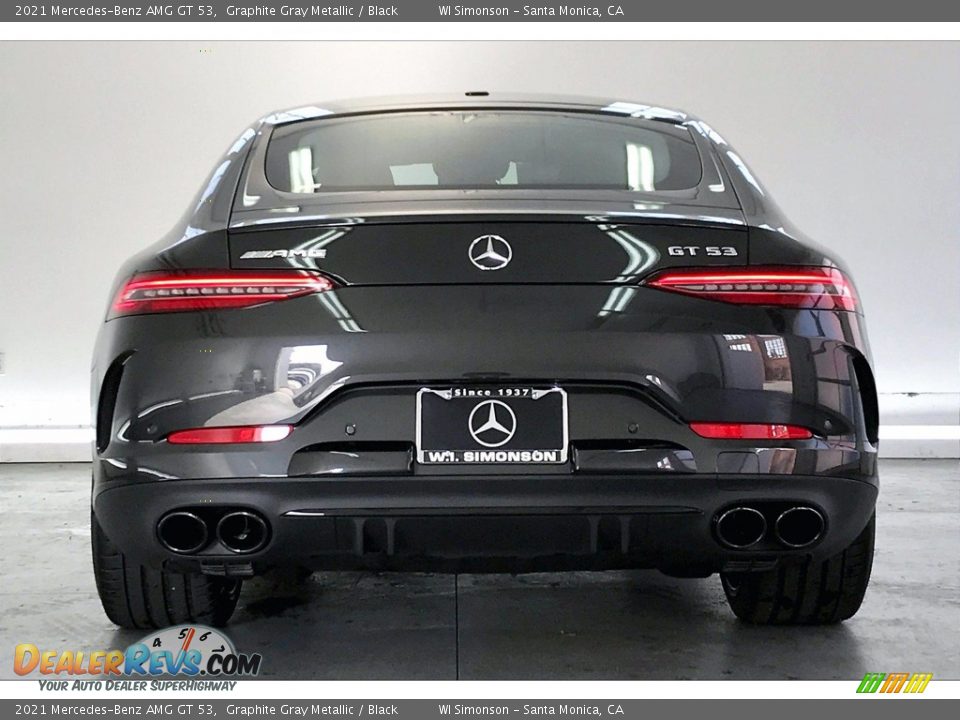 2021 Mercedes-Benz AMG GT 53 Graphite Gray Metallic / Black Photo #3