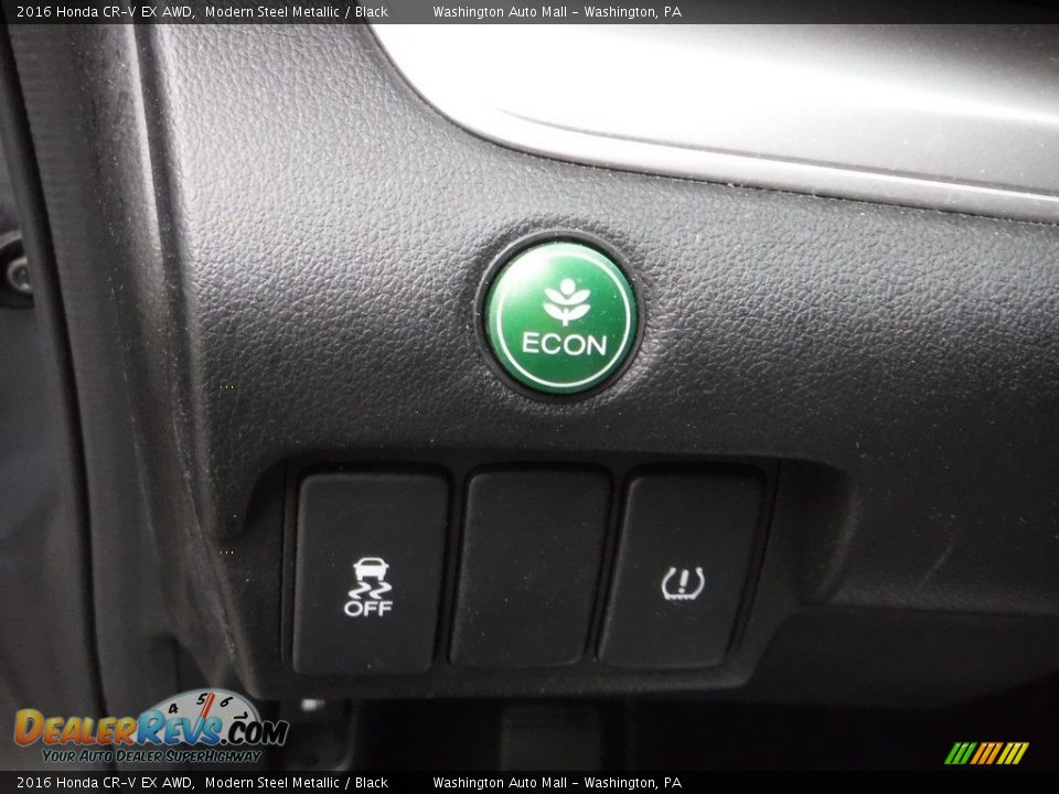 2016 Honda CR-V EX AWD Modern Steel Metallic / Black Photo #14
