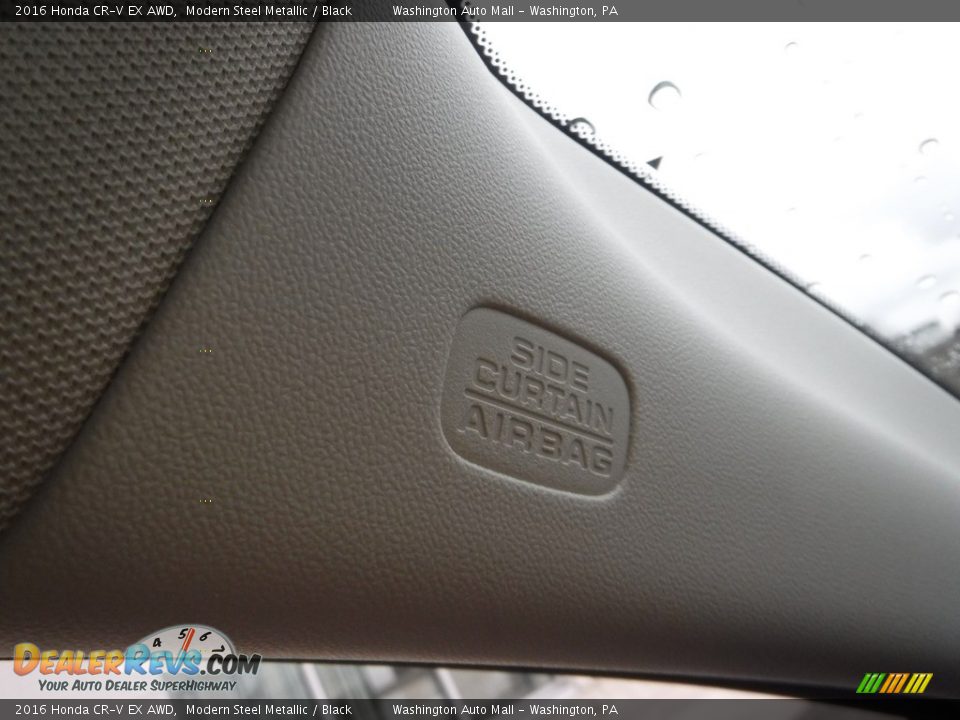 2016 Honda CR-V EX AWD Modern Steel Metallic / Black Photo #22