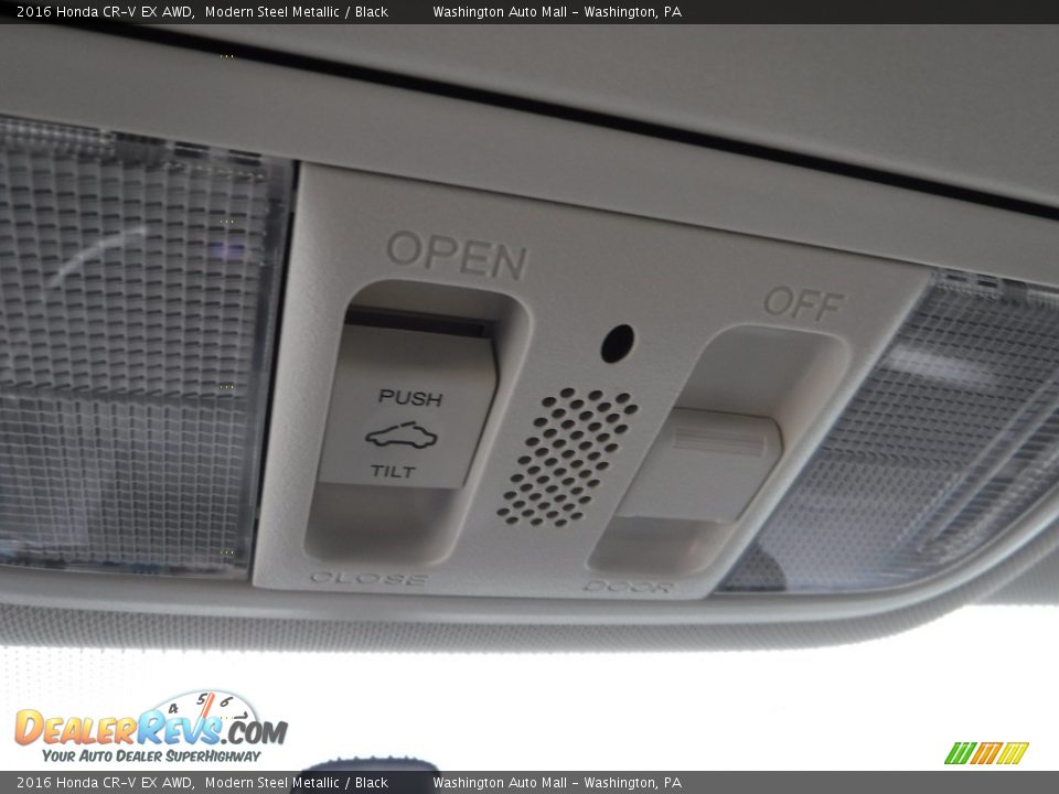 2016 Honda CR-V EX AWD Modern Steel Metallic / Black Photo #23