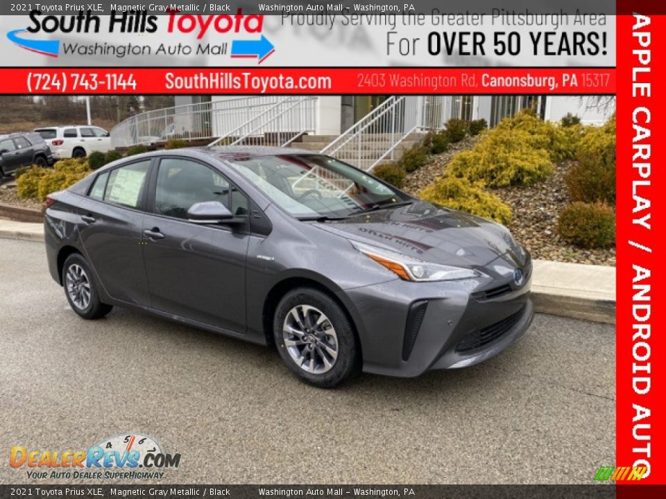 2021 Toyota Prius XLE Magnetic Gray Metallic / Black Photo #1