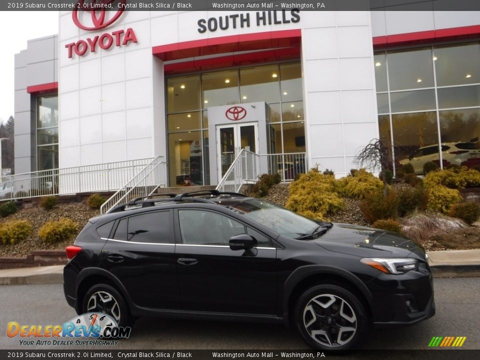 2019 Subaru Crosstrek 2.0i Limited Crystal Black Silica / Black Photo #2