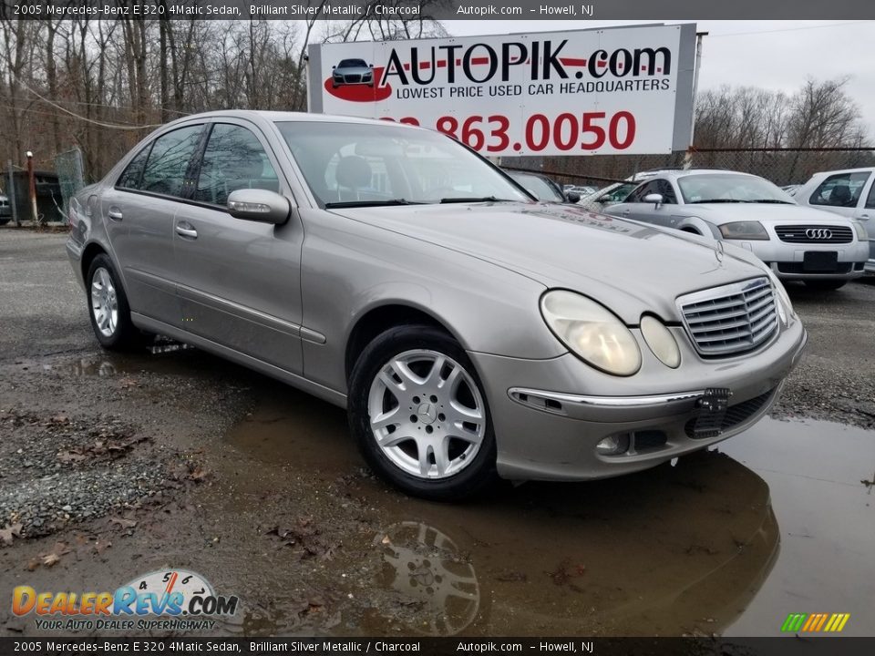 2005 Mercedes-Benz E 320 4Matic Sedan Brilliant Silver Metallic / Charcoal Photo #1