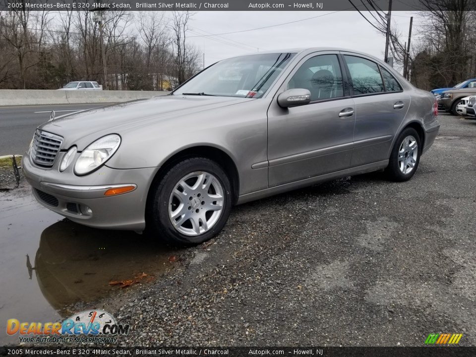 2005 Mercedes-Benz E 320 4Matic Sedan Brilliant Silver Metallic / Charcoal Photo #2