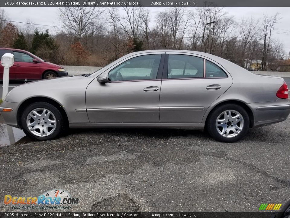 2005 Mercedes-Benz E 320 4Matic Sedan Brilliant Silver Metallic / Charcoal Photo #3