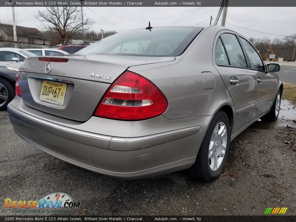 2005 Mercedes-Benz E 320 4Matic Sedan Brilliant Silver Metallic / Charcoal Photo #6