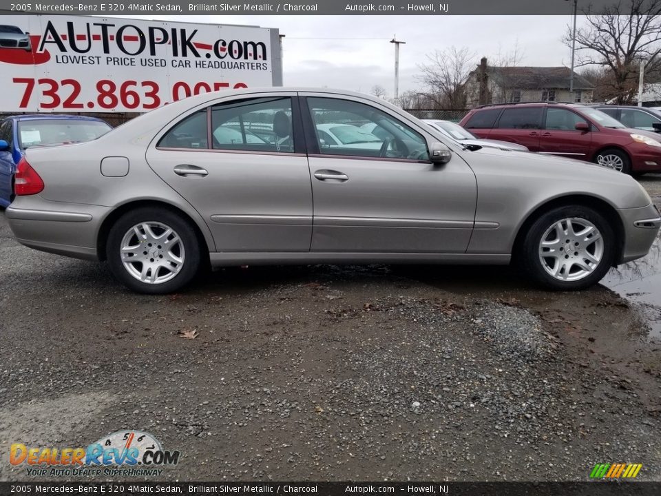 2005 Mercedes-Benz E 320 4Matic Sedan Brilliant Silver Metallic / Charcoal Photo #7