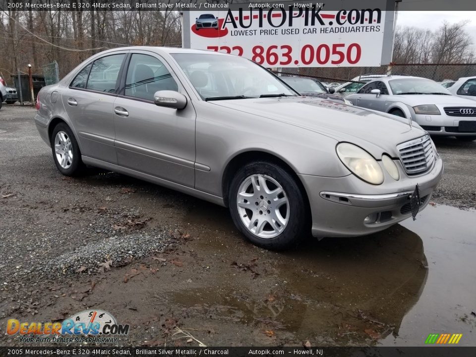 2005 Mercedes-Benz E 320 4Matic Sedan Brilliant Silver Metallic / Charcoal Photo #8