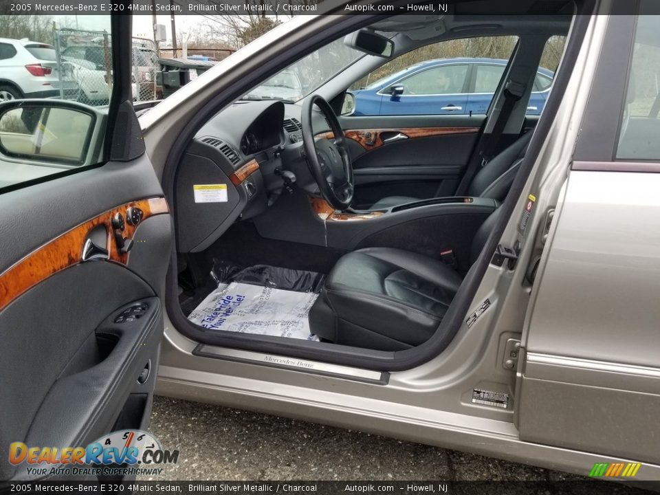 2005 Mercedes-Benz E 320 4Matic Sedan Brilliant Silver Metallic / Charcoal Photo #10