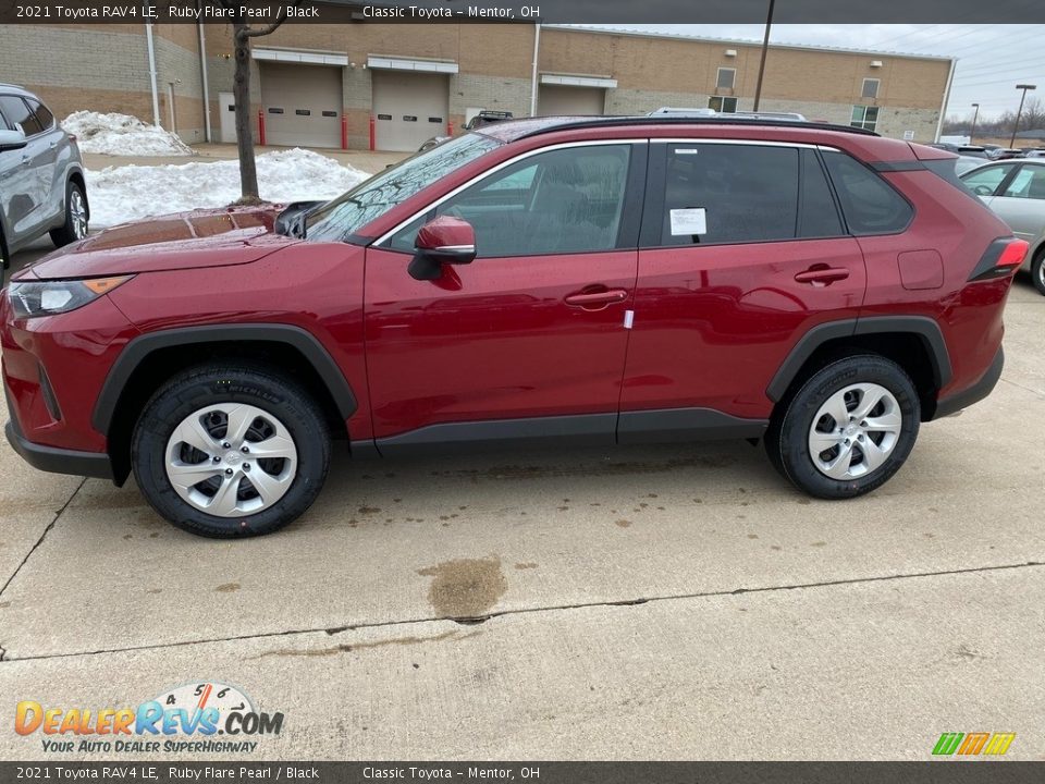 2021 Toyota RAV4 LE Ruby Flare Pearl / Black Photo #1