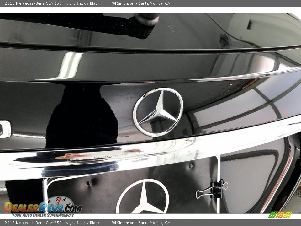 2018 Mercedes-Benz GLA 250 Night Black / Black Photo #7