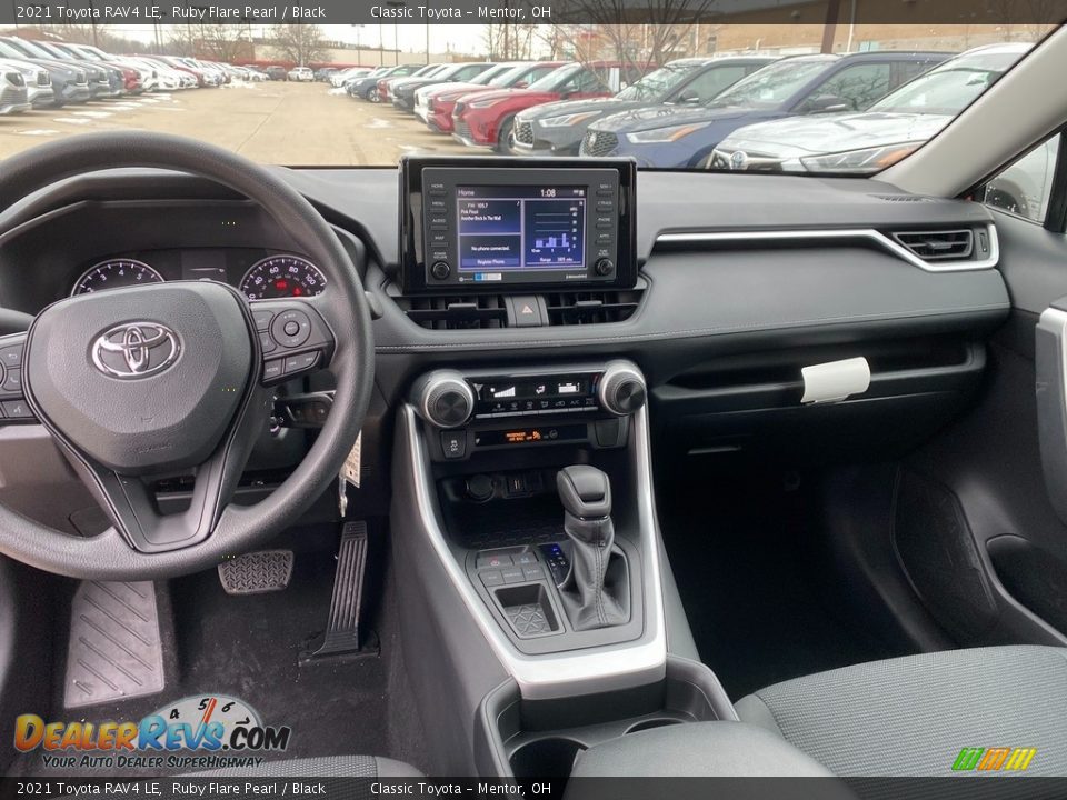 2021 Toyota RAV4 LE Ruby Flare Pearl / Black Photo #4