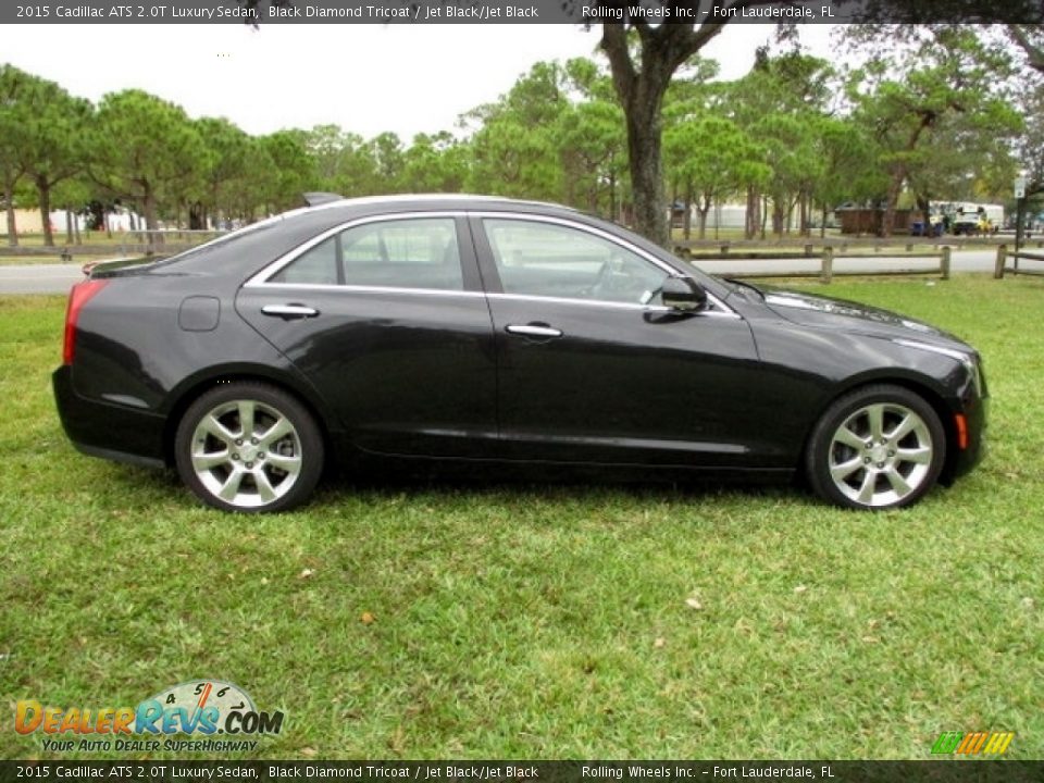 Black Diamond Tricoat 2015 Cadillac ATS 2.0T Luxury Sedan Photo #11