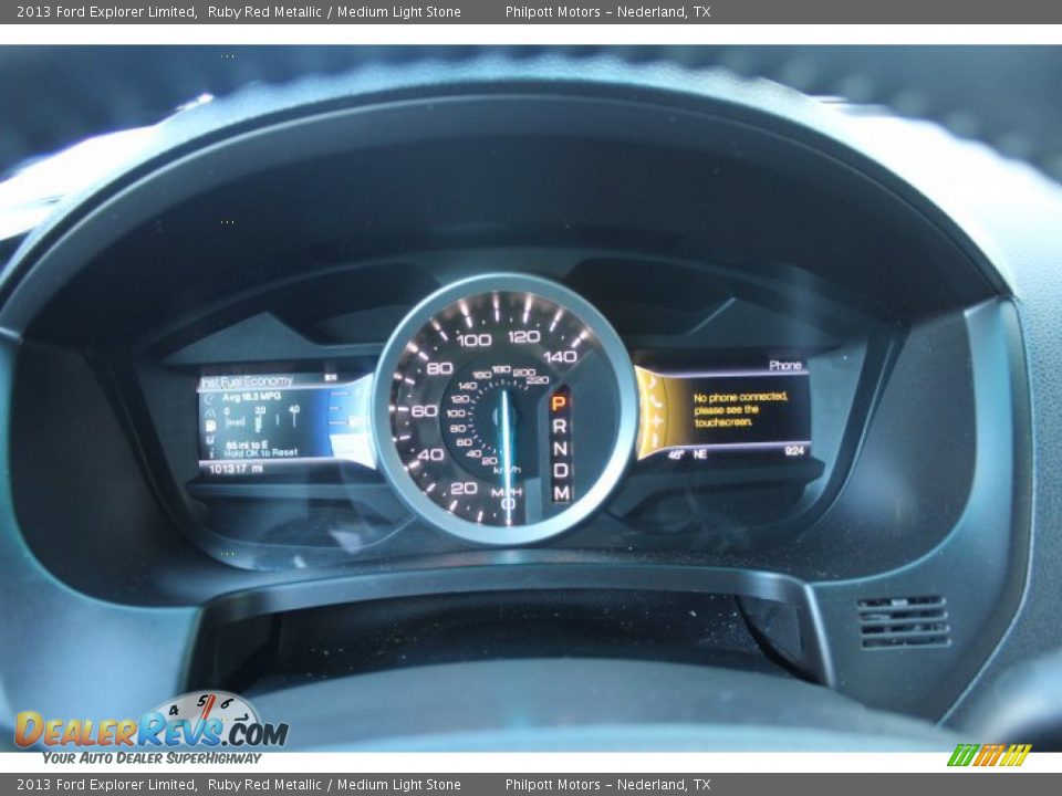 2013 Ford Explorer Limited Ruby Red Metallic / Medium Light Stone Photo #13