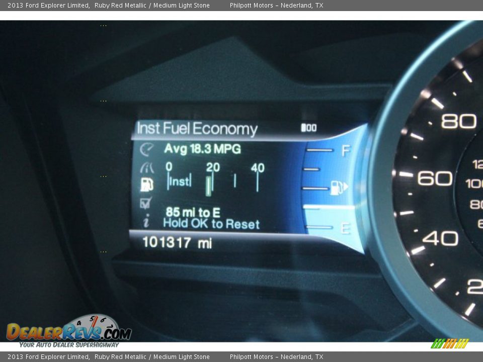 2013 Ford Explorer Limited Ruby Red Metallic / Medium Light Stone Photo #14