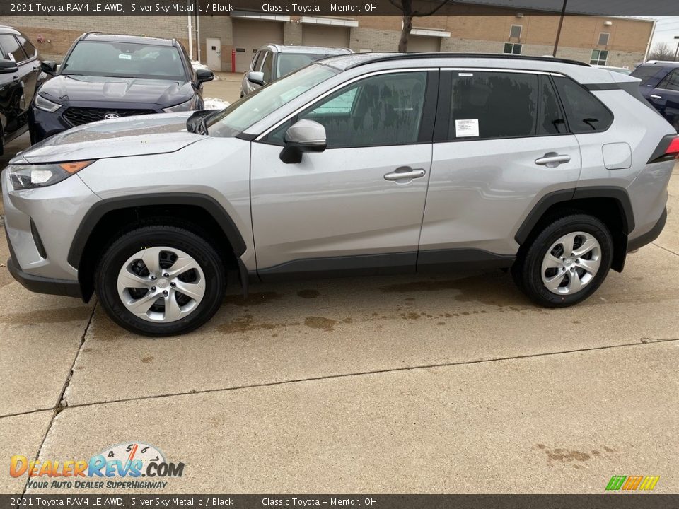 2021 Toyota RAV4 LE AWD Silver Sky Metallic / Black Photo #1