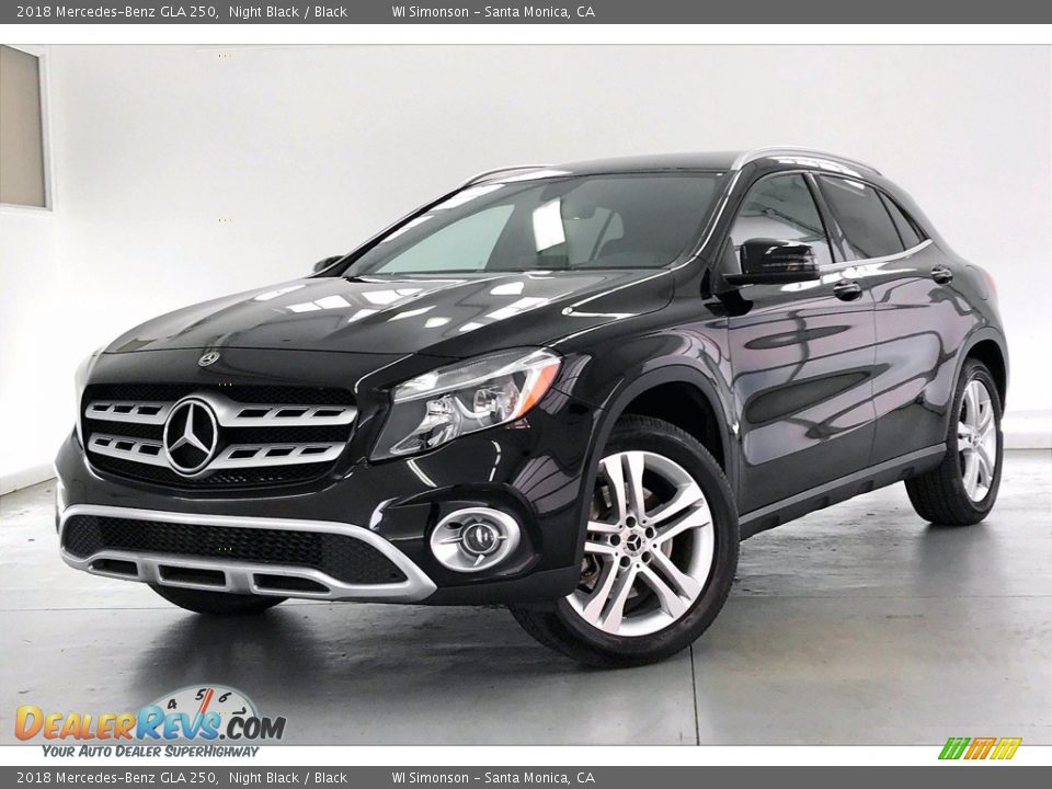 2018 Mercedes-Benz GLA 250 Night Black / Black Photo #12