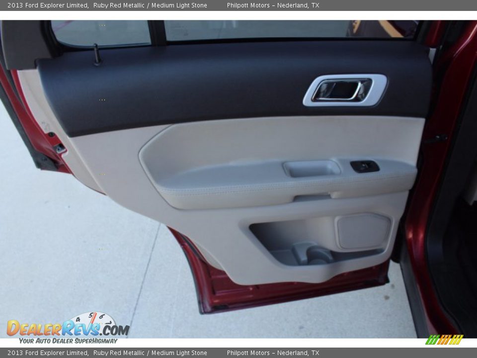 2013 Ford Explorer Limited Ruby Red Metallic / Medium Light Stone Photo #19