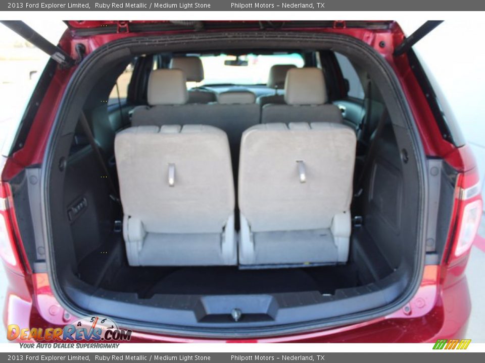 2013 Ford Explorer Limited Ruby Red Metallic / Medium Light Stone Photo #23