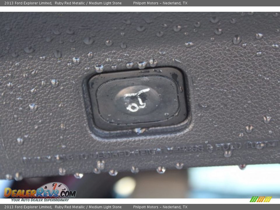 2013 Ford Explorer Limited Ruby Red Metallic / Medium Light Stone Photo #24