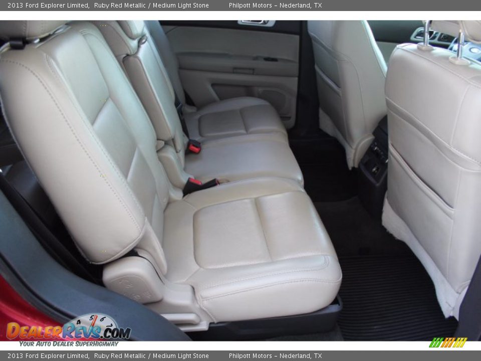 2013 Ford Explorer Limited Ruby Red Metallic / Medium Light Stone Photo #26