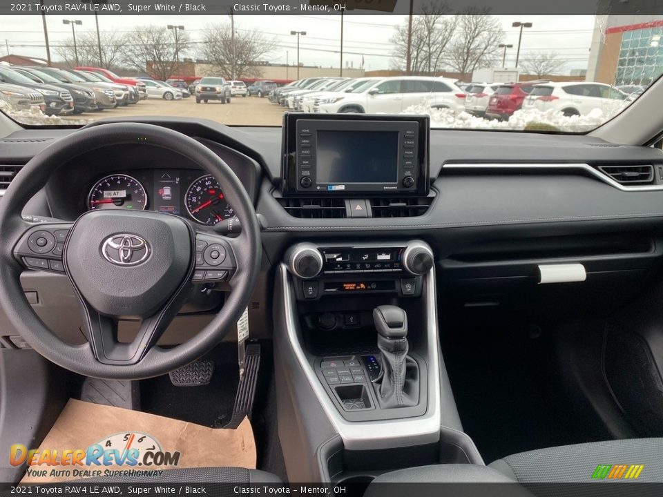 2021 Toyota RAV4 LE AWD Super White / Black Photo #4