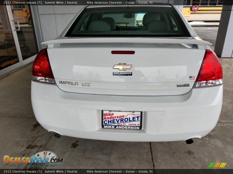 2013 Chevrolet Impala LTZ Summit White / Neutral Photo #5