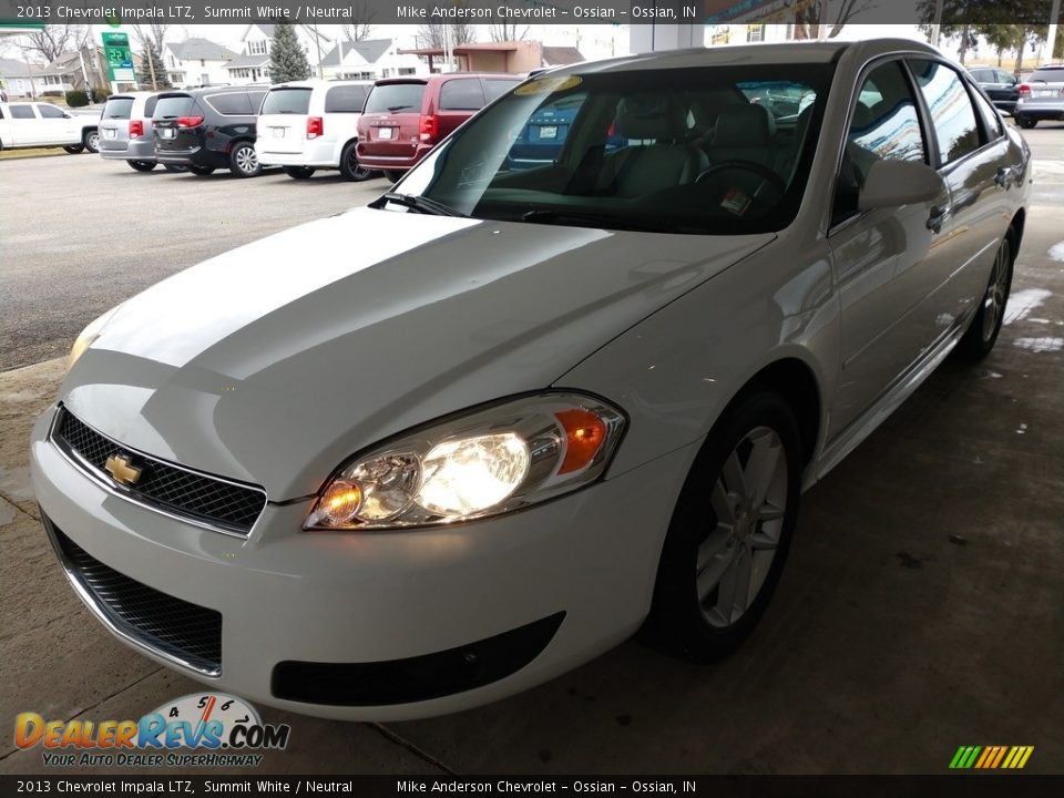 2013 Chevrolet Impala LTZ Summit White / Neutral Photo #8