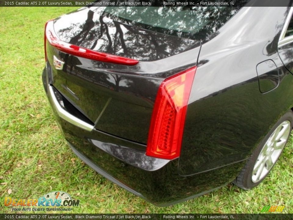 2015 Cadillac ATS 2.0T Luxury Sedan Black Diamond Tricoat / Jet Black/Jet Black Photo #32