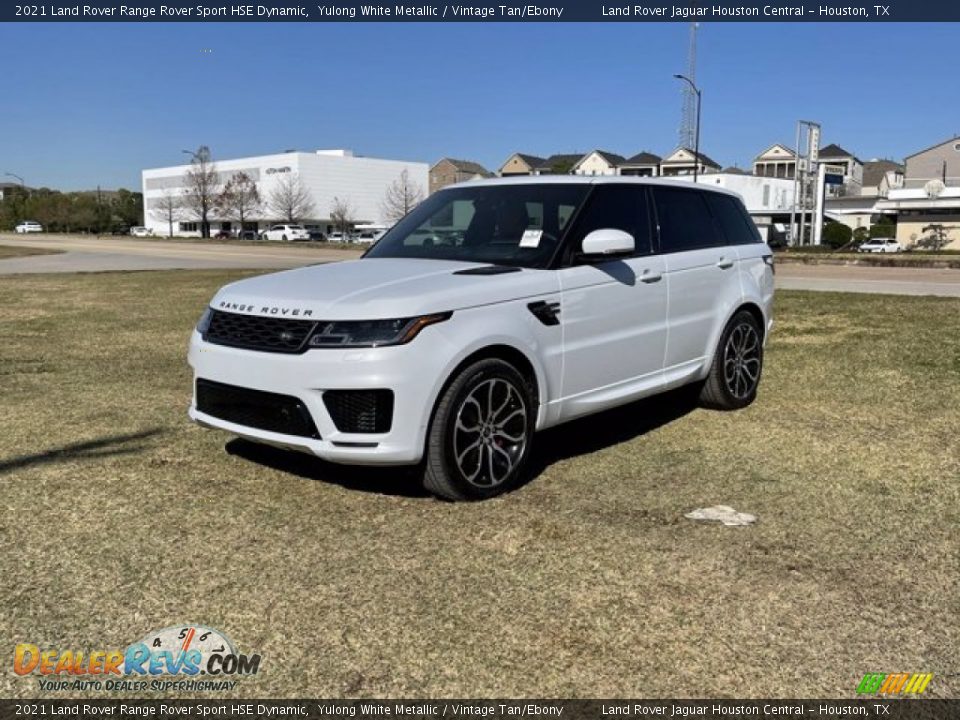 2021 Land Rover Range Rover Sport HSE Dynamic Yulong White Metallic / Vintage Tan/Ebony Photo #1