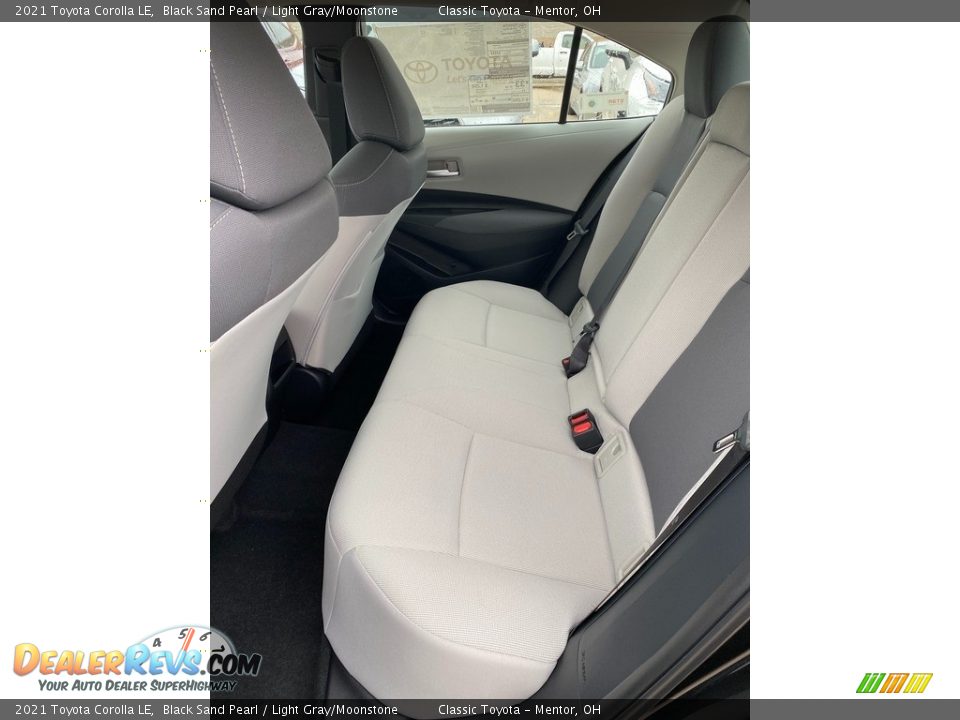 2021 Toyota Corolla LE Black Sand Pearl / Light Gray/Moonstone Photo #3
