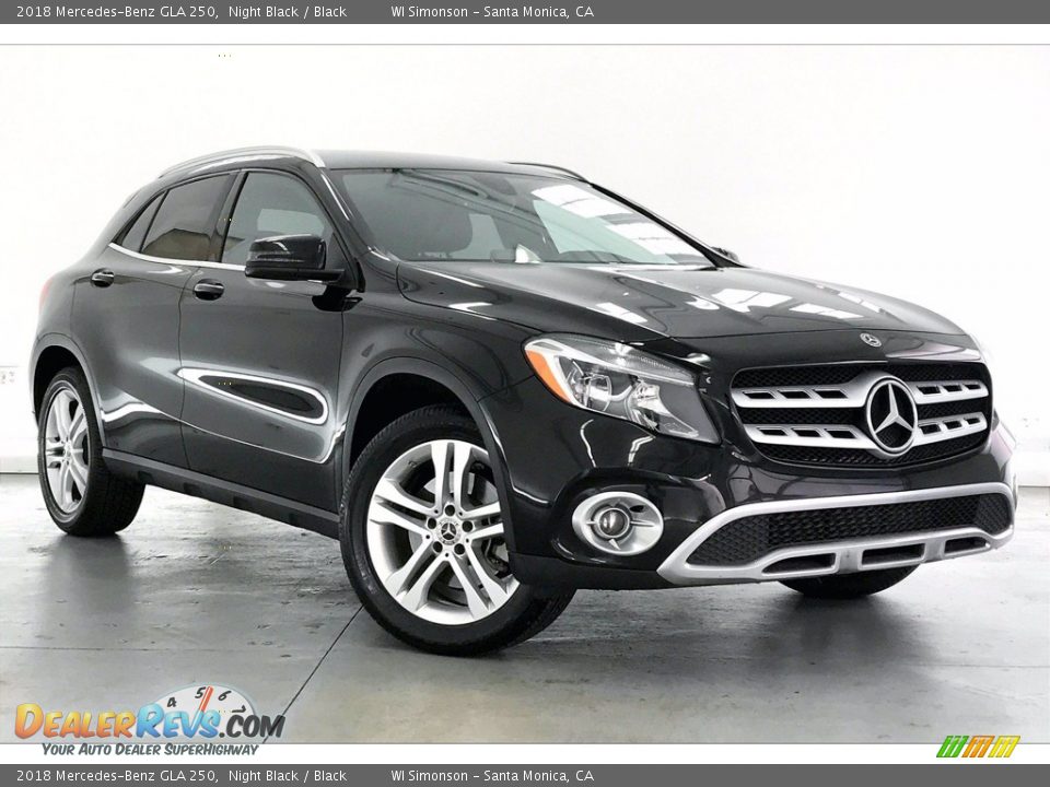 2018 Mercedes-Benz GLA 250 Night Black / Black Photo #34